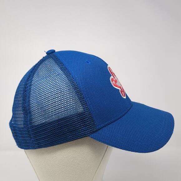 Republic Services Logo Snapback Mesh Back Trucker Hat Blue One Size - Picture 4 of 7